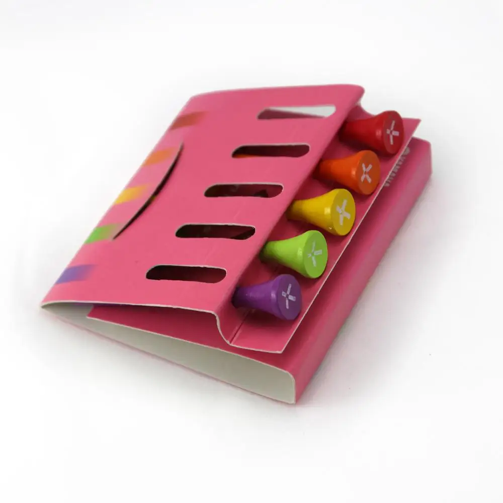 Factory flat golf tee plastic golf tee custom colorful logo print bulk wood bamboo golf tees holder in 2020