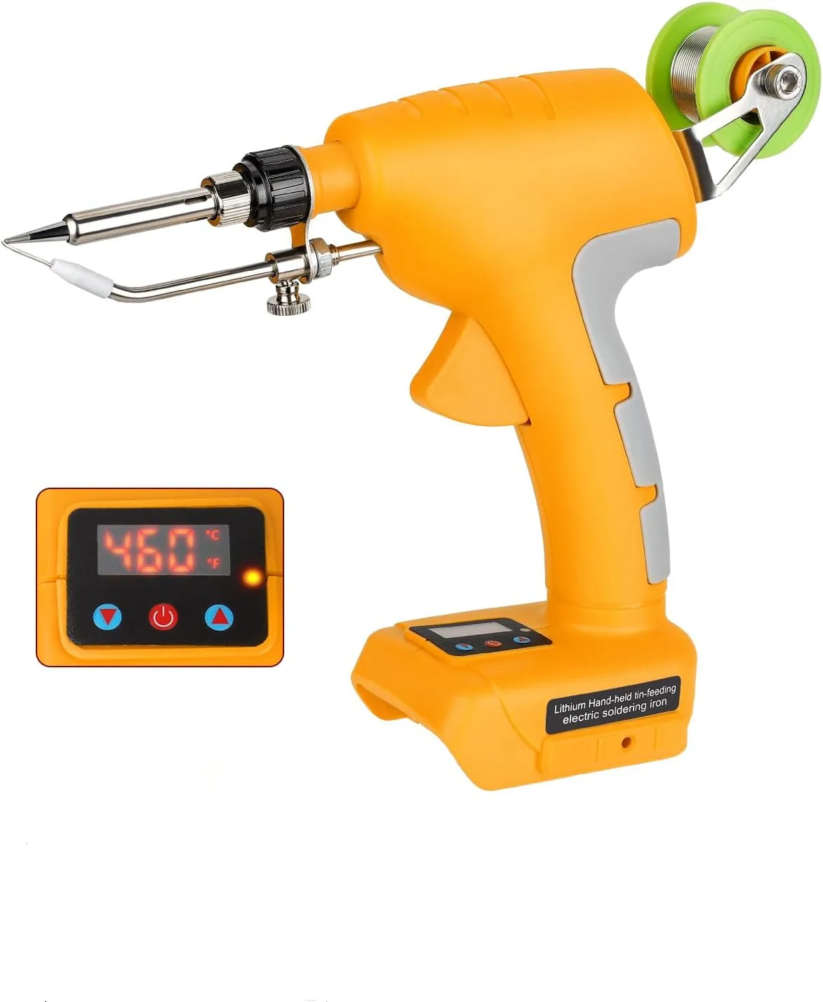 HL352B battery Electric Soldering Iron Gun With Automatically Feeding Tin Functions One-handed Held Welding Machine For Repair