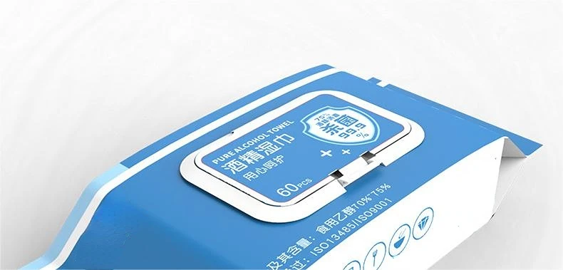 Wholesale Alcohol Antibacterial Wet Wipes Effective Sterilization 99.9% Disinfect Wet Wipes Antiseptic Wipes