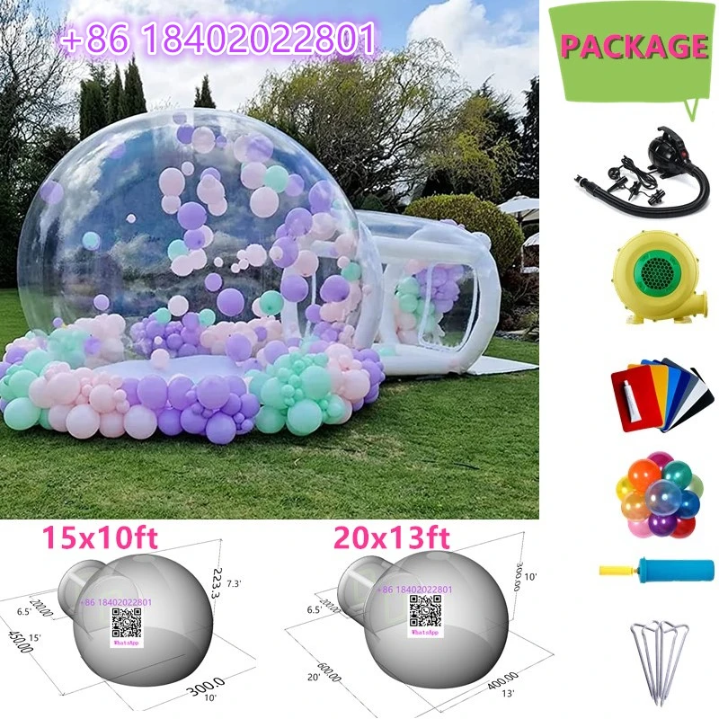 Commercial bubble house inflatable transparent bubble house for balloons