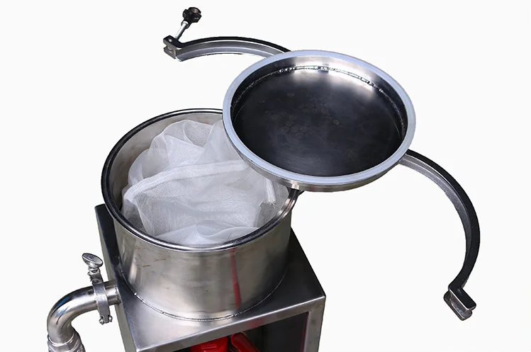 Manual hydraulic type honey and beeswax separator machine honey and wax extractor