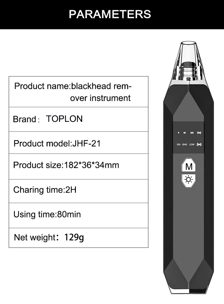Удаление черных точек и прыщей вакуумное всасывание удаление с подогревом глубокий очиститель лица