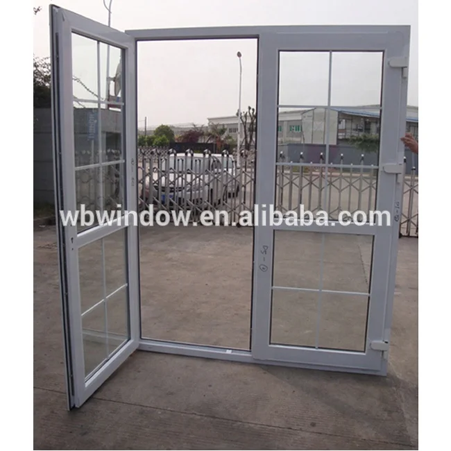 2024 Hot Sale Factory price UPVC/PVC Double Glazed French Casement Door