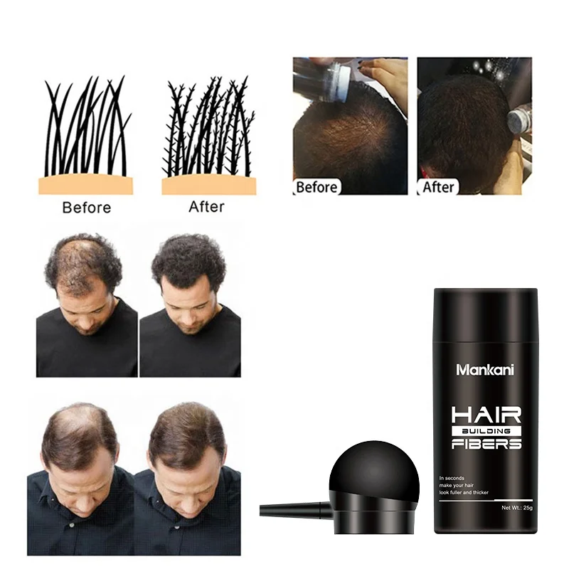 OEM hair fibers powder private label bulk offer heat resistant fiber hair spray price