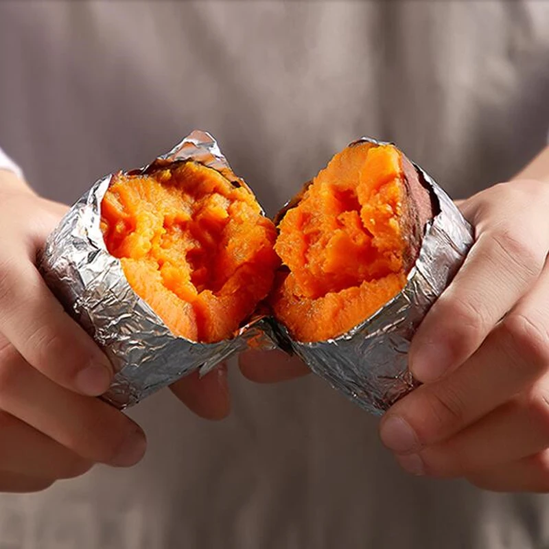 Food Grade Heavy Duty Disposable Falcon Foil Paper Household Kitchen Aluminum Tin Foil Paper Roll For Food Packing