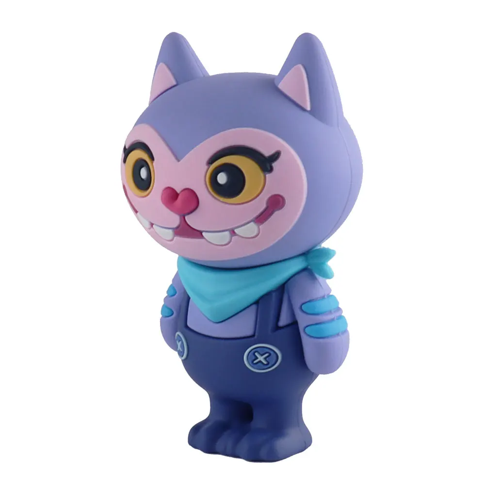 Custom Logo 3d Cute Mini Anime Figurine Action Figure Plastic PVC Small Miniature Toy Animal Figurines with Box