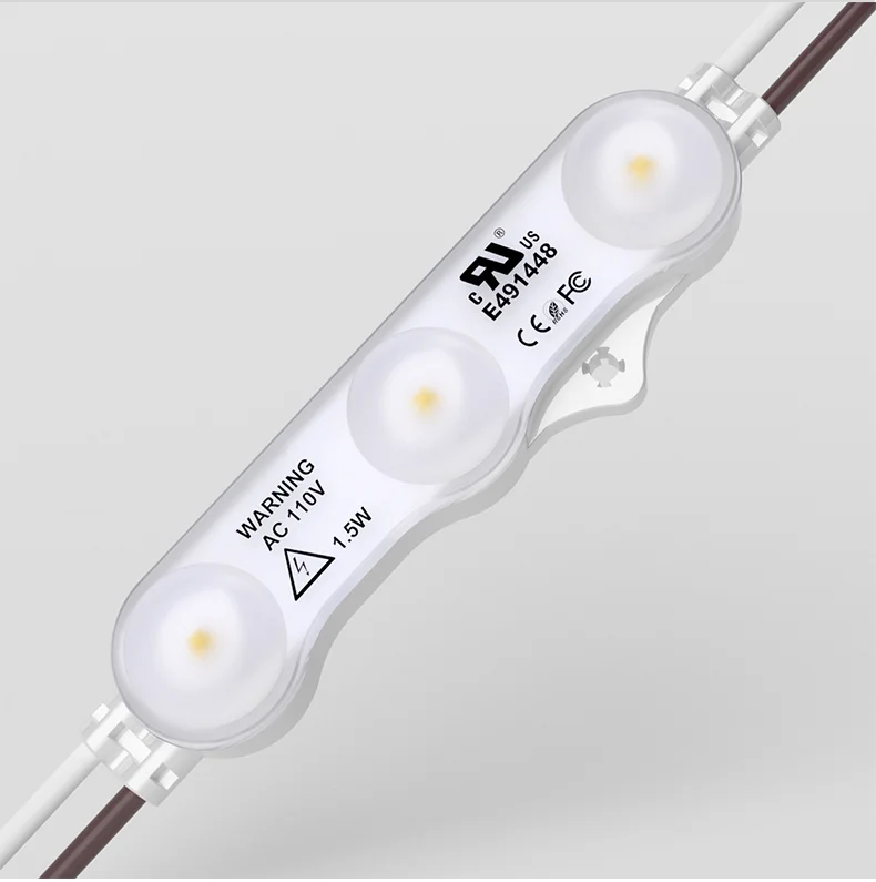 AC110/220V 3led Light 1.5w Cold White Smd 2835 Injection Led Module
