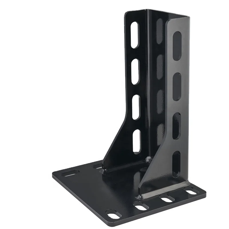 Customized Q345B welding galvanized stamping parts for elevator bracket with rivnut