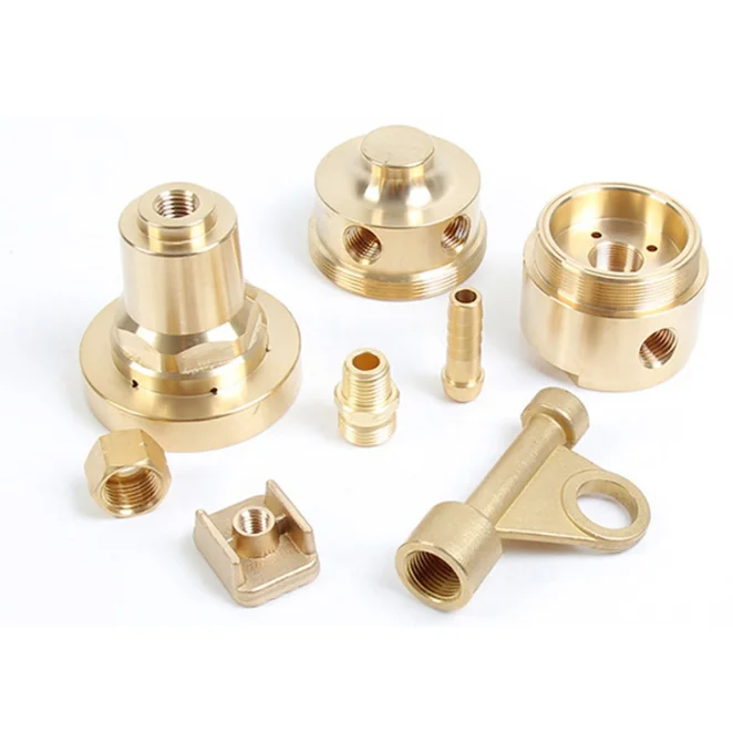 High precision brass contact plate Brass CNC turning parts milling parts
