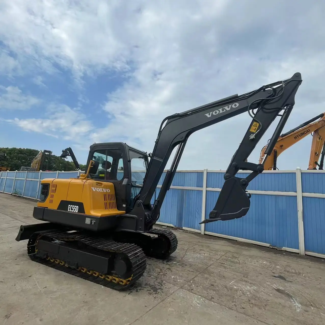 used excavator volvo ec55d on sale