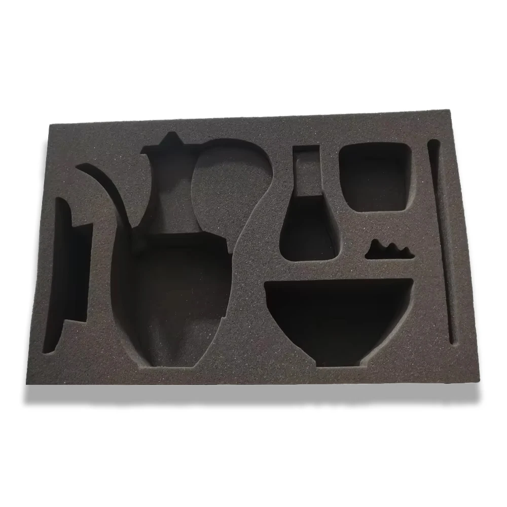 Custom High Density EPE Polyurethane Protective Packaging PU Foam Insert Lining Eco-Friendly Packaging Material For Glass