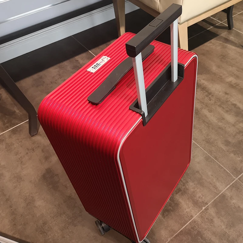 2020 New Best Selling Cool Front Open Suit Case Luxury Aluminum Luggage