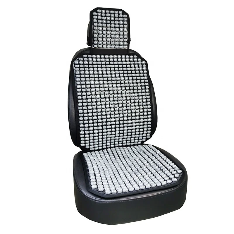 Comfortable Massage Natural Wooden Beaded Massaging Cooling Car Seat Cushion Cover for Auto Car Truck SUV Office Home