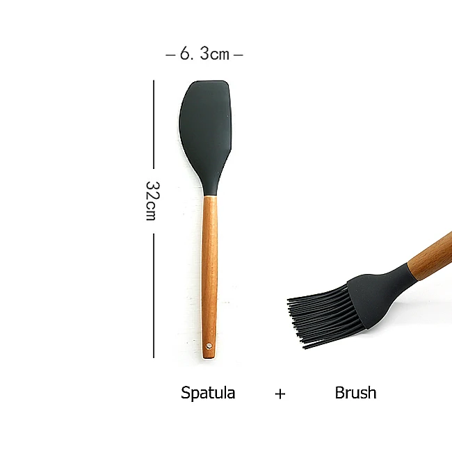 Кухонное Термостойкое маленькое кондитерское масло набор силиконовых щеток для приготовления