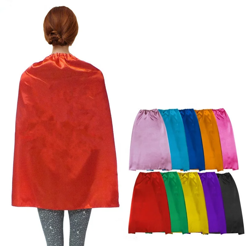 wholesale unisex satin cheap custom printed festival Halloween cape