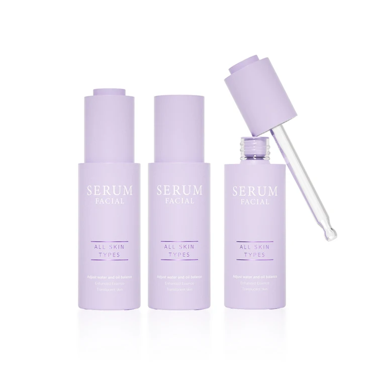 30 ml 1oz push button dropper bottle glass packaging eye oil press dropper bottle