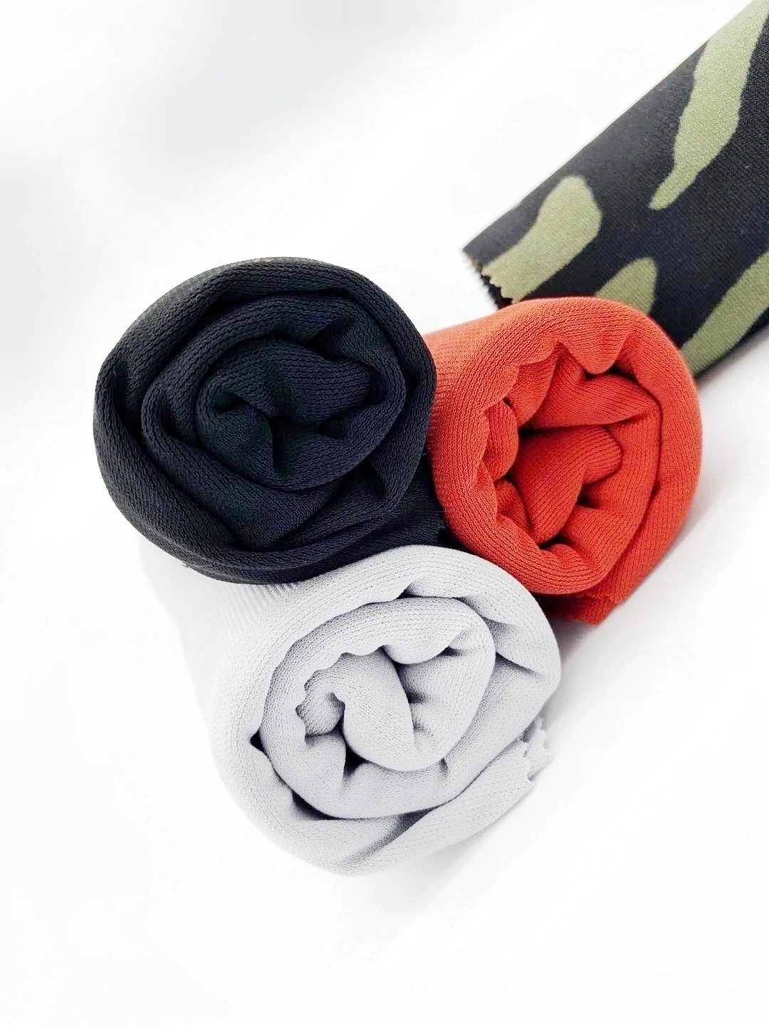 
High quality and stable output 100% polyester combed cotton interlock fabric 220gsm 