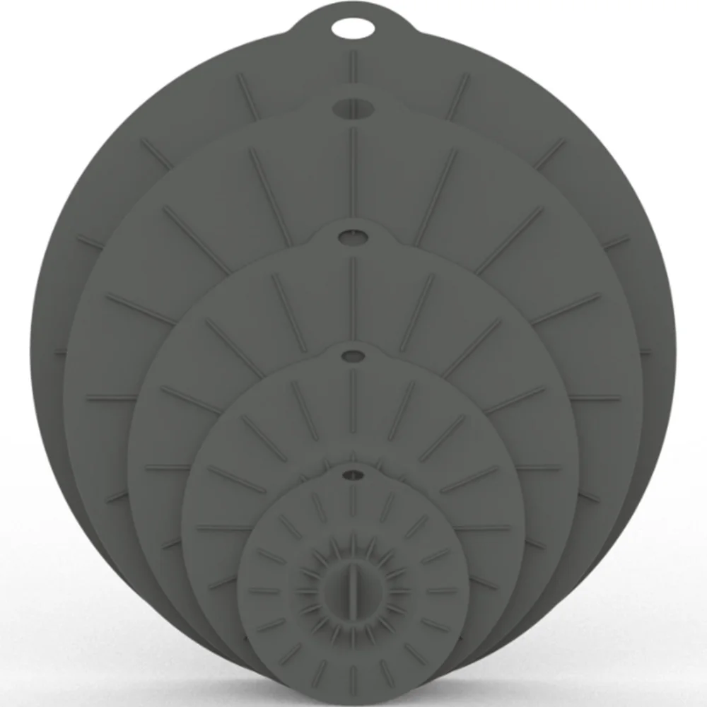 BPA free  Microwave Reusable Silicone Lid  5pcs food fresh Silicone Cover Silicone Stretch Cover For Bowl Pot