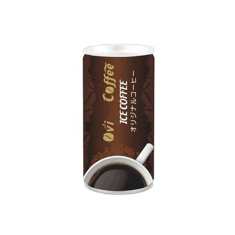 Wholesale High Quality Original 180ml Can Instant Black Coffee Drink