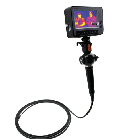 Portable Industrial Infrared Video Borescope With 4 Way Articulations Videoscope Waterproof IP67 Flexible Industrial Videoscope