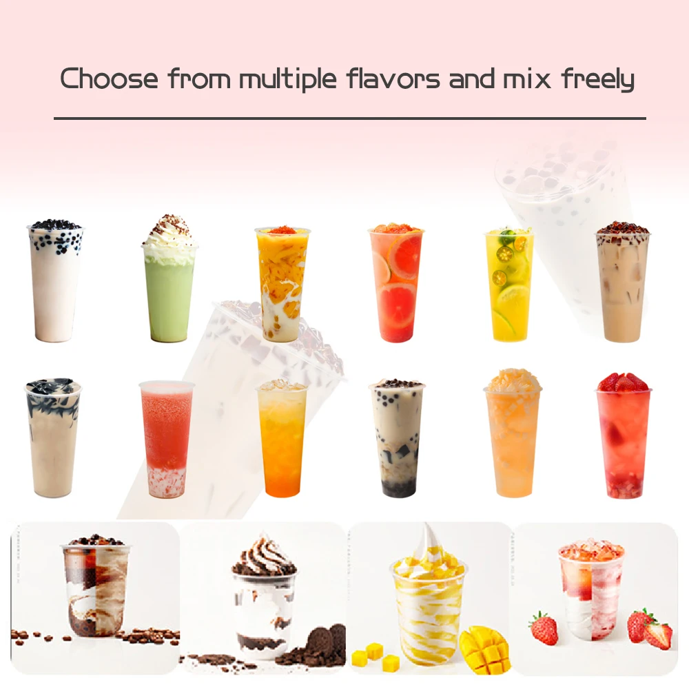 Bubble Tea Robotic Vending Machine Multi Function 3in1 Vending Machine for Shopping Market