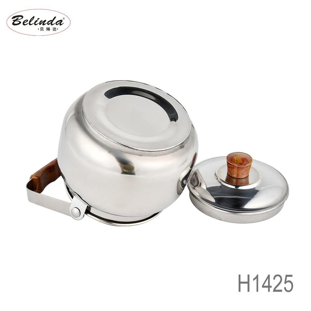 gas stove stainless steel water kettle/tea pot/Hot selling  stainless steel drum shape goose neck tea coffee kettle