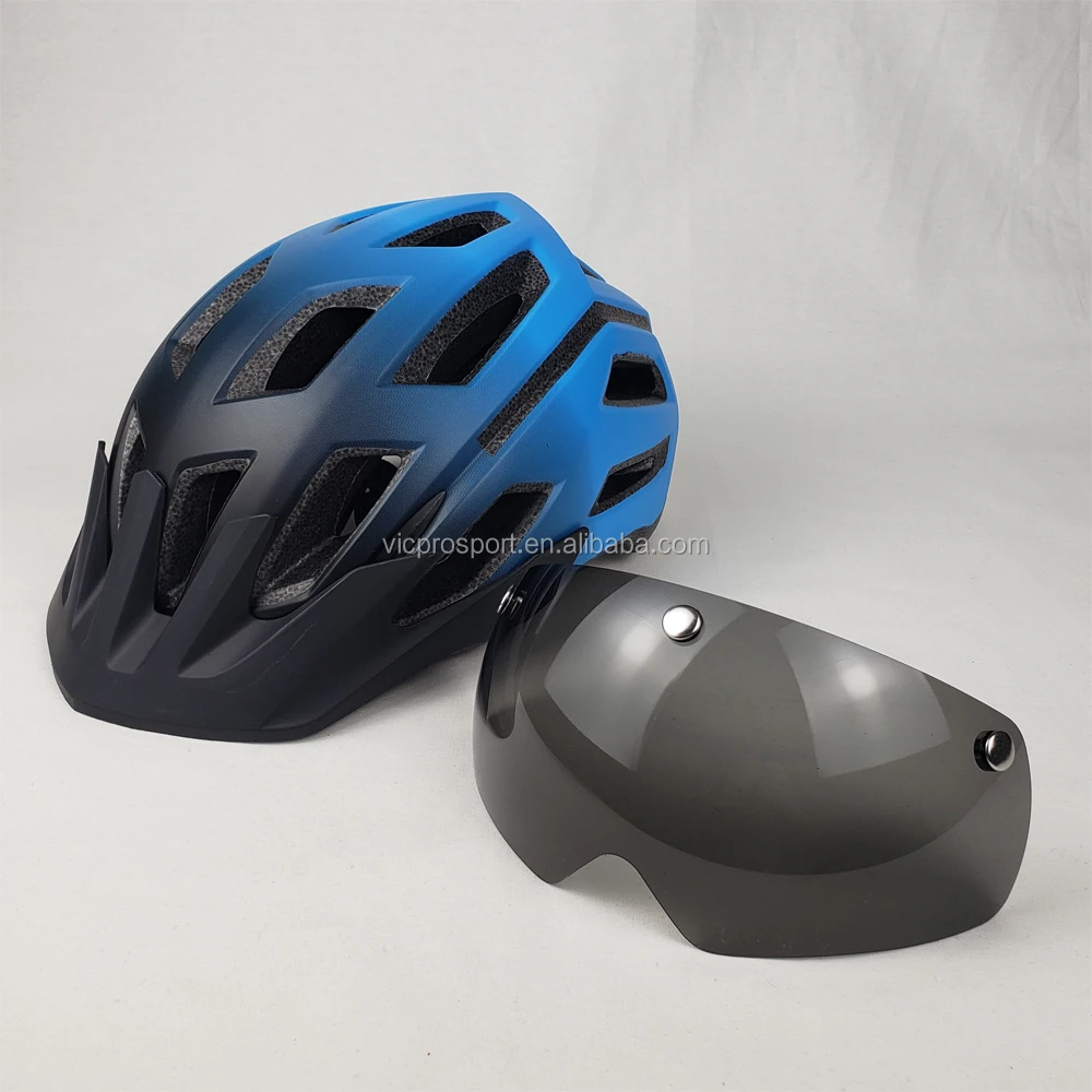 
New model inmould superlight custom bicycle helmet with LED light 