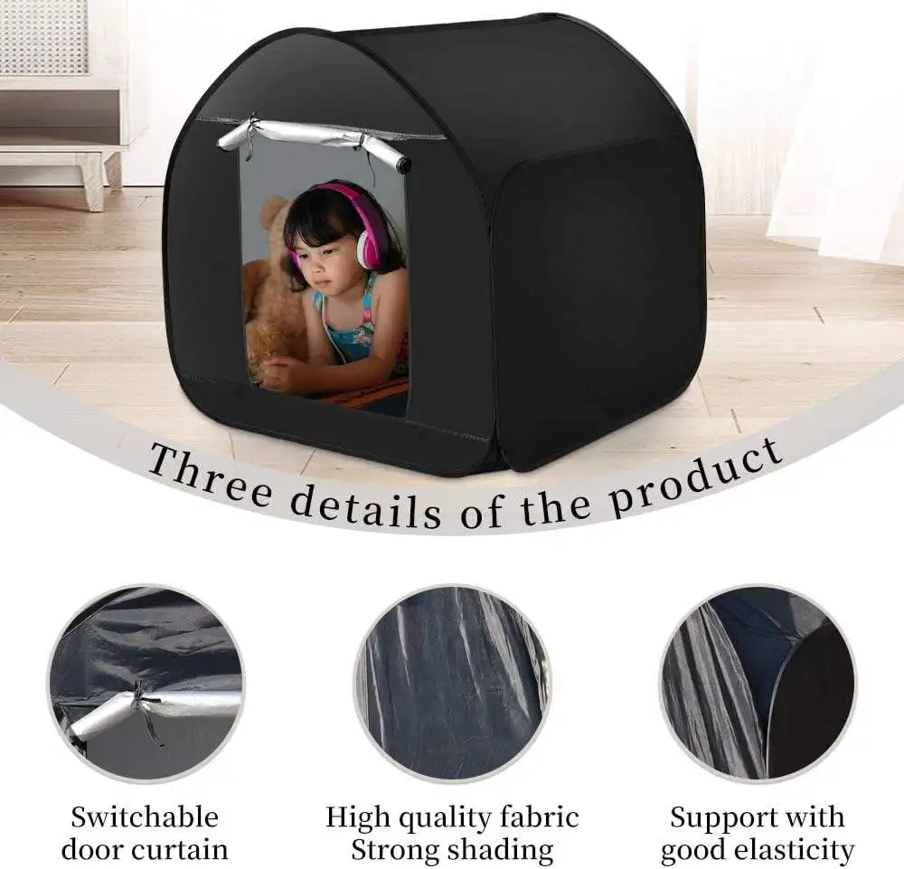 Privacy Help Adhd Autism Calming Therapy Hideout Kids Pop-Up Kids Play Sensory Tent For Autistic