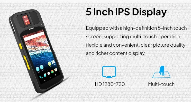 Compact All-in-one Biometric Fingerprint Terminal with Documenting Reading and Barcode Reader for Election Solution