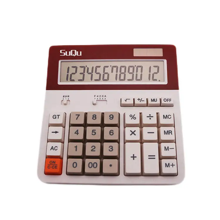 Dual Power Super Quality Digits Desktop Large Display Calculator