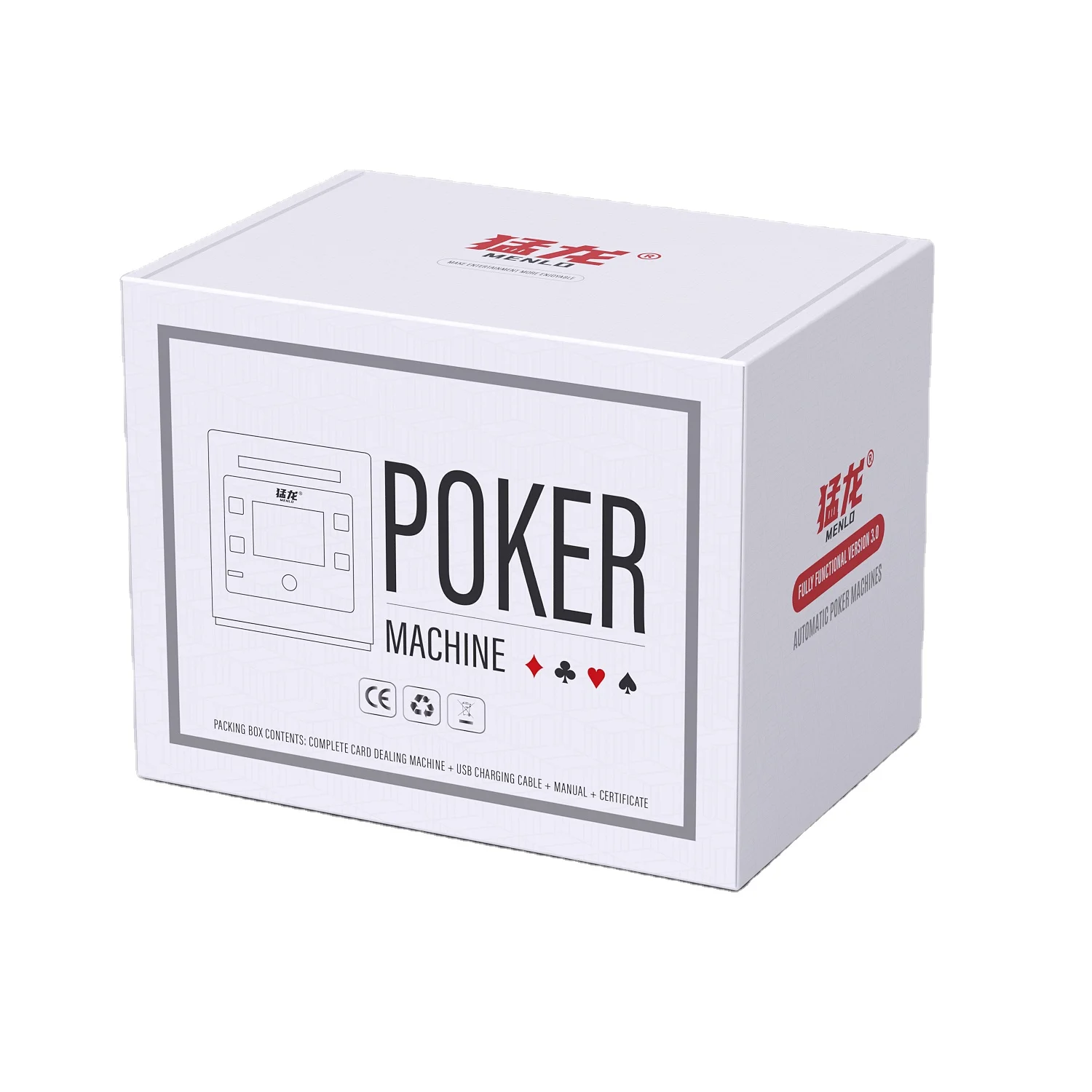 Wholesale Custom ABS Material Card Dealer Machine Universal Rotating Playing Card Tool for Home Licensing for Card Players