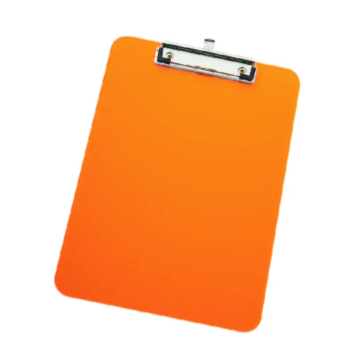 Convenient to carry Eco-friendly The metal clip A4 Size Plastic Clipboard