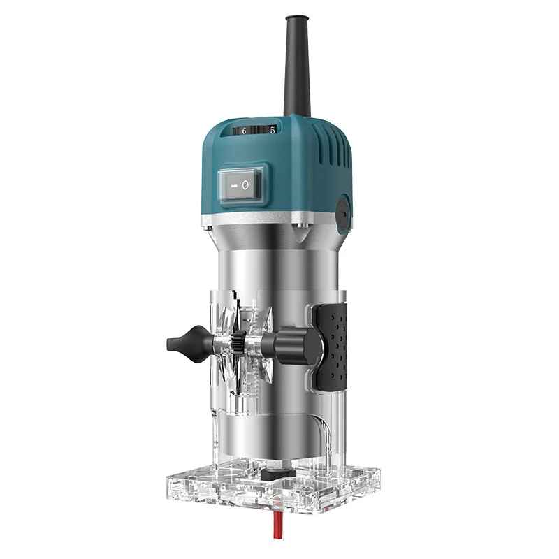 6-speed Speed Trimming Machine Woodworking Electric Trimmer Milling Engraving Slotting Hand Carving Router