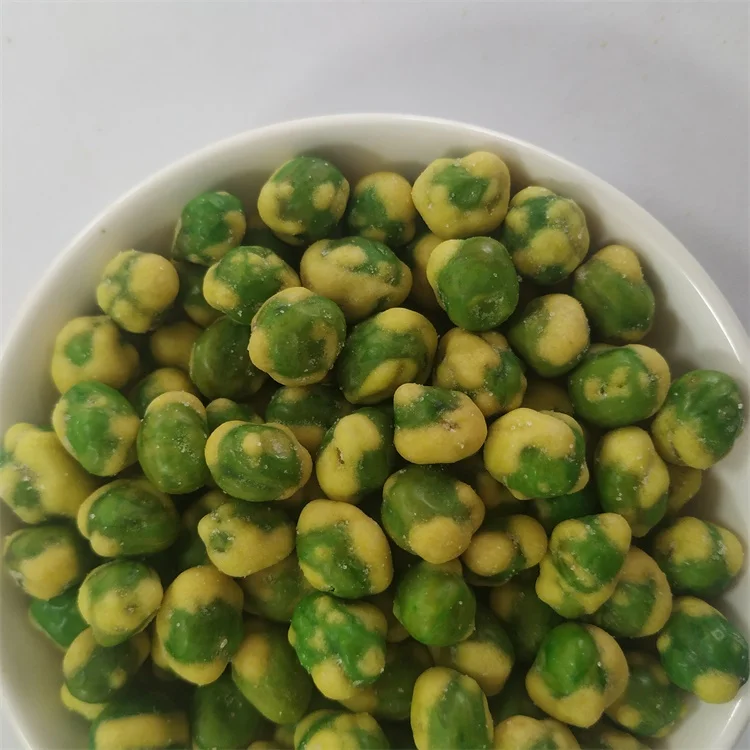 
Wholesale Wasabi Roasted Green Pea of Malaysia Type Bean Snacks 