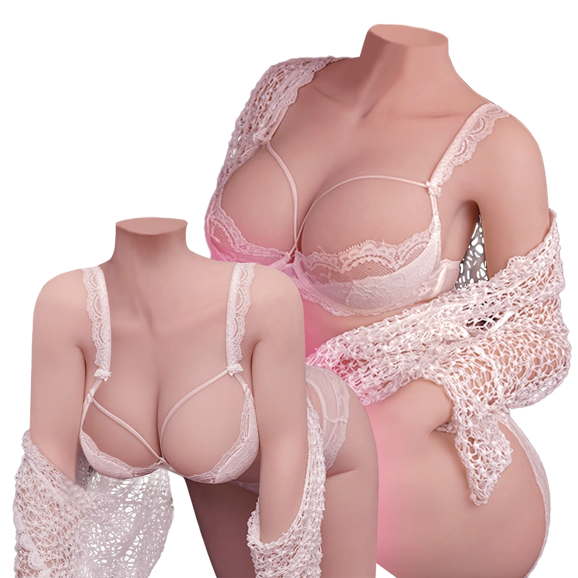 Silicone half doll half size TPE sex lover dollsfor men adult 3D Male Sax toy lifelike Female vagina big breast Ass Masturbators