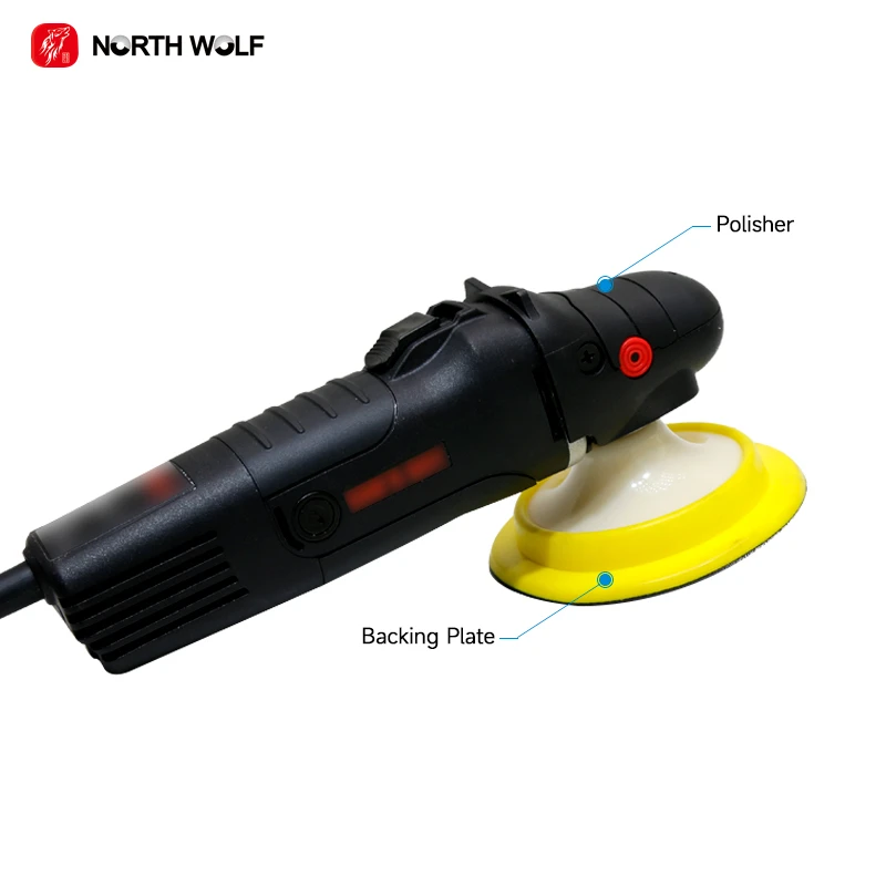 Rotary Soft Edge Hook and Loop Backing Plate 5Inch Polisher Backing Plate High Quality Rubber Backing Disc