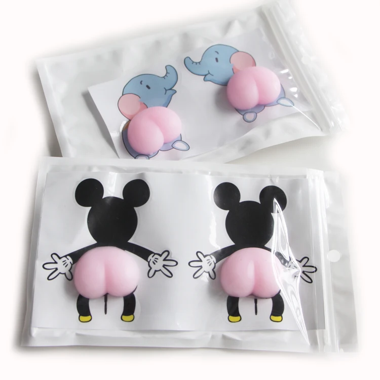 Hot sale Stress relief mini cute Kawaii TPR soft mochi squeeze character squishies fidget toys for Kids