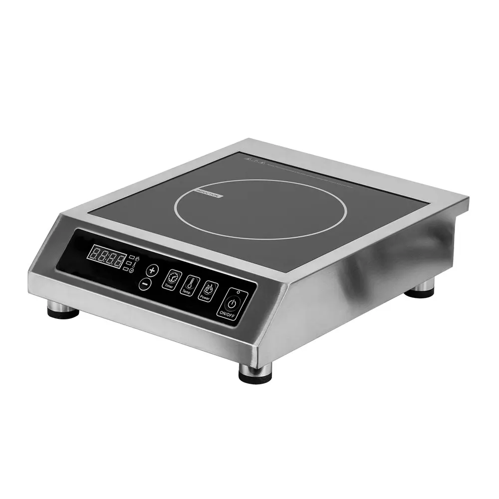Commercial Kitchen Equipment High-Power 3500W Induction Cooker Portable 230V Single Cooktop Quality Spare for Hotels Restaurants