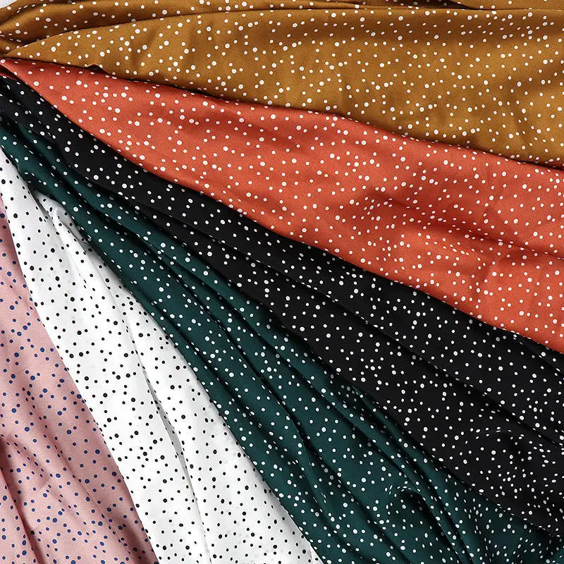 Factory Supplier Custom 75D*75D 100% Polyester Light Weight Printed Woven Chiffon Fabric For Women Clothing Dress