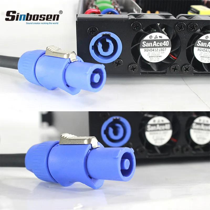  Sinbosen 2 Ом устойчивый Профессиональный 1u 4 канала Усилитель мощности 2300w цифровой