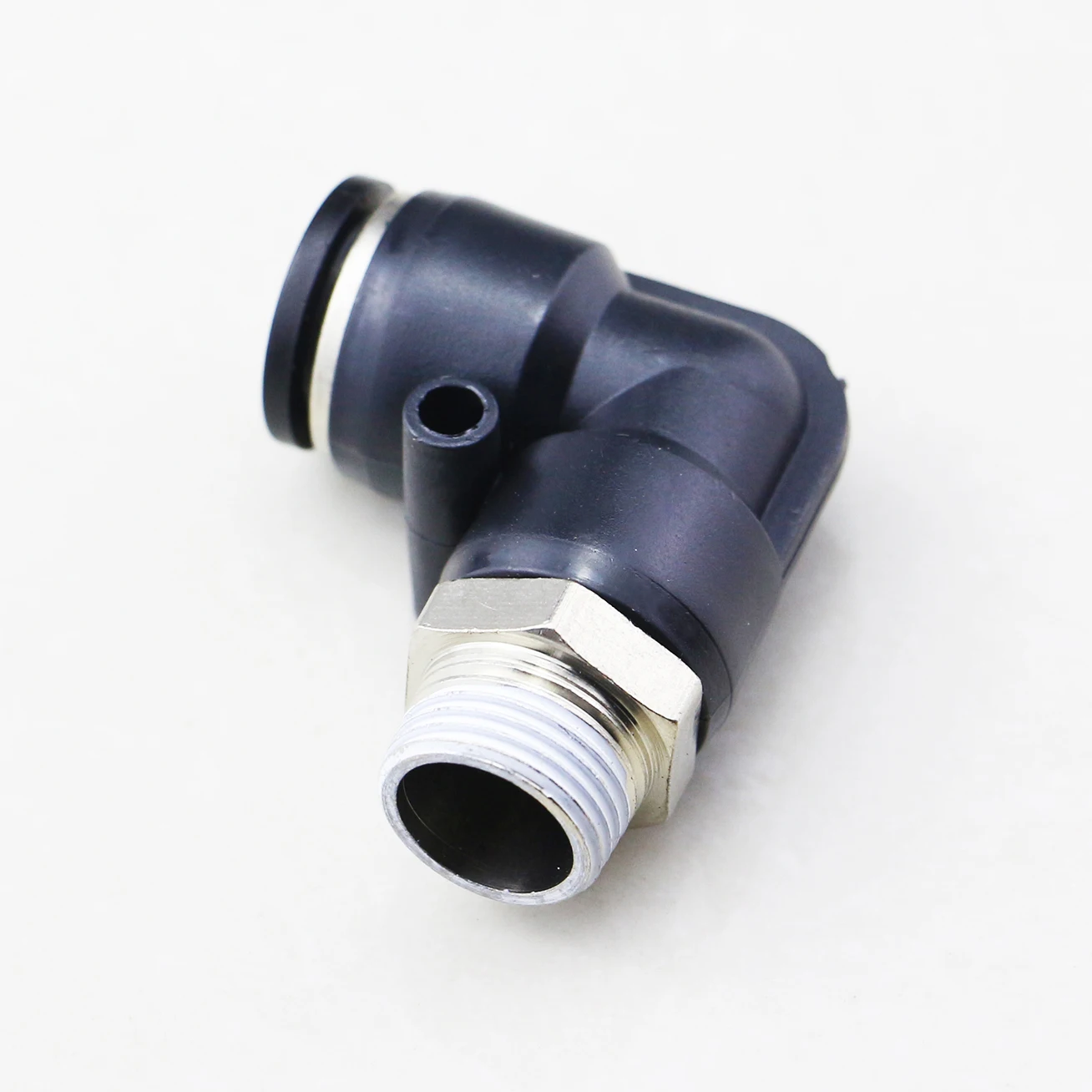 TPL4-M5 4-01 4-02 6-M5 6-01 6-02 8-01 8-02 PL Nickel-plated Male Elbow Pneumatic Connect 90 Degree PVC Elbow Brass Pipe Fitting