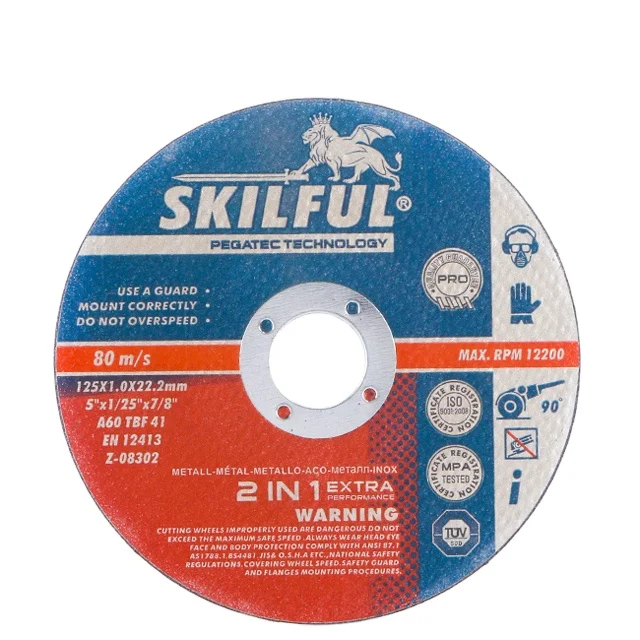 Durable Abrasives Tools 5inch 125mm Cutting Disc Metal Grinder Wheel Stainless Steel Disk Cutter