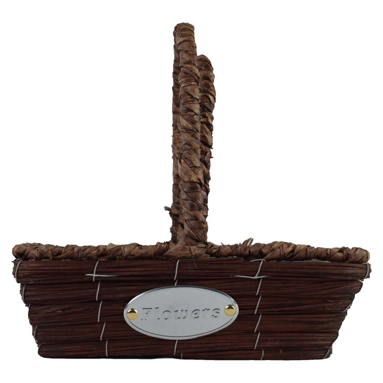 Factory Custom Size Storage Basket Wicker Flower Home