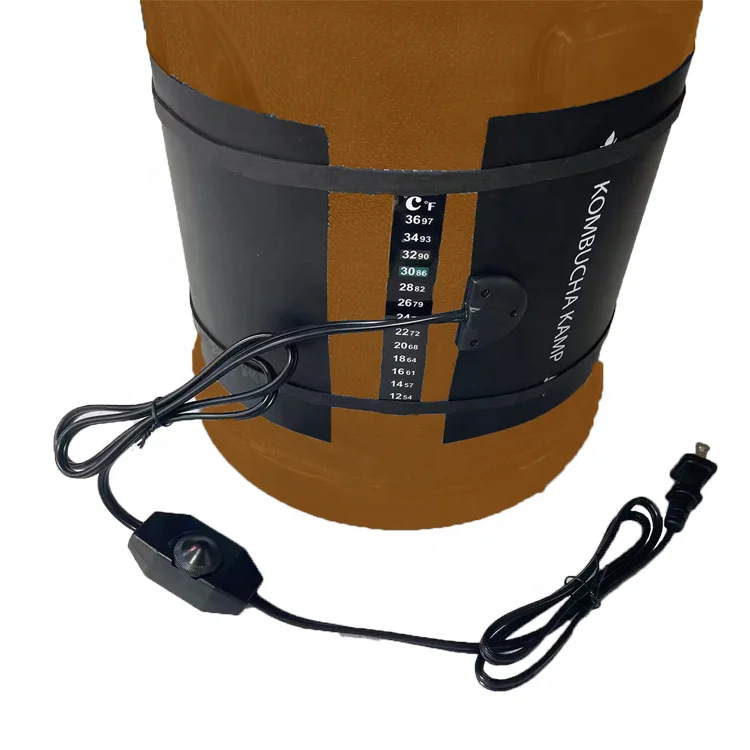 KOMBUCHA brewing heat pad ,fermentation heat belt with thermostat,28X7inch(71x18cm),Two layer insulation,manufacr