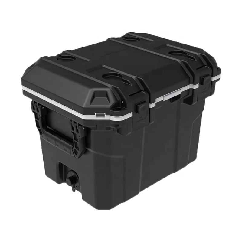Outdoor fishing fashion cooler design box 30QT camping cooler icebox chest cooler for car moto cycle shipping
