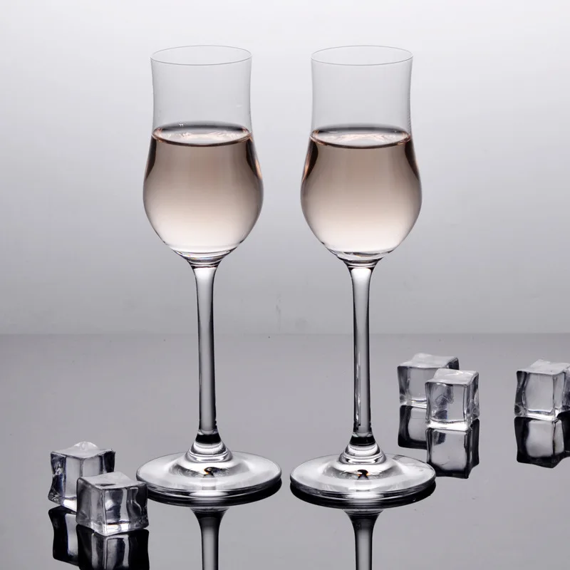 100ml free-lead crystal cold cut glass process 1 oz shot glass IDELITA shot glasses set with 6 cups