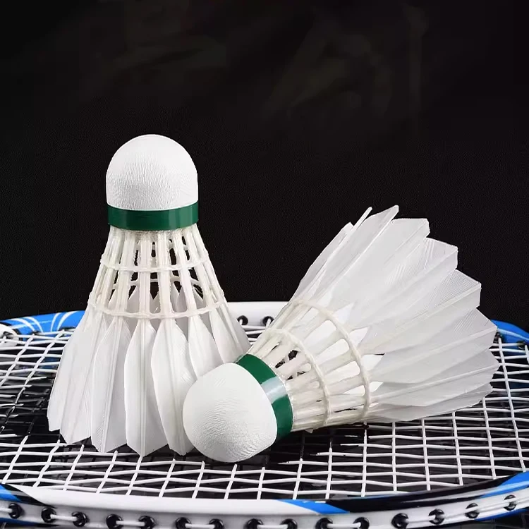 training duck hair goose cork resistant play professional gard hitting badminton professional hard hitting badminton