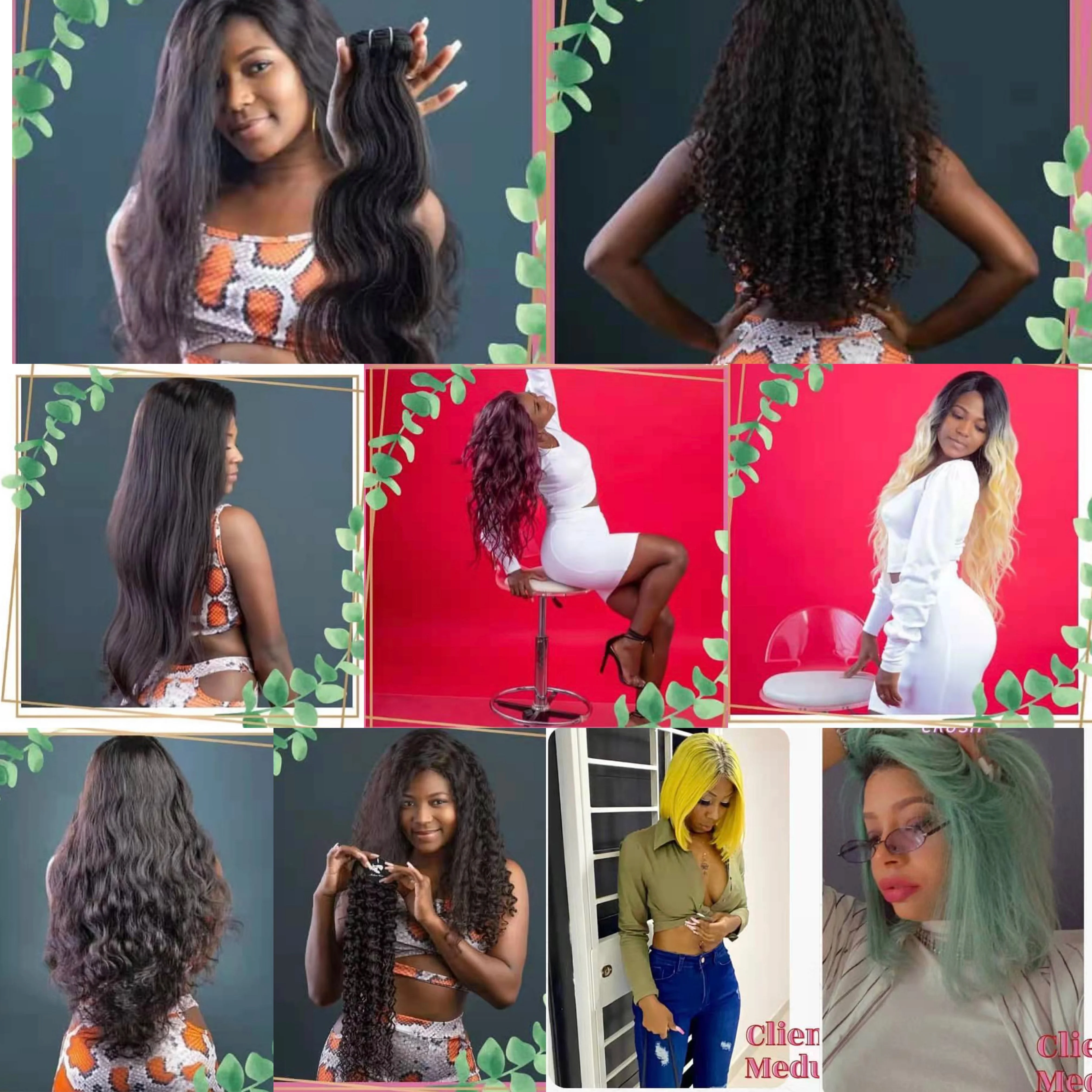Top Grade Kinky Straight Very Full Hair, 100% African American Virgin Hair Italian Yaki Hair