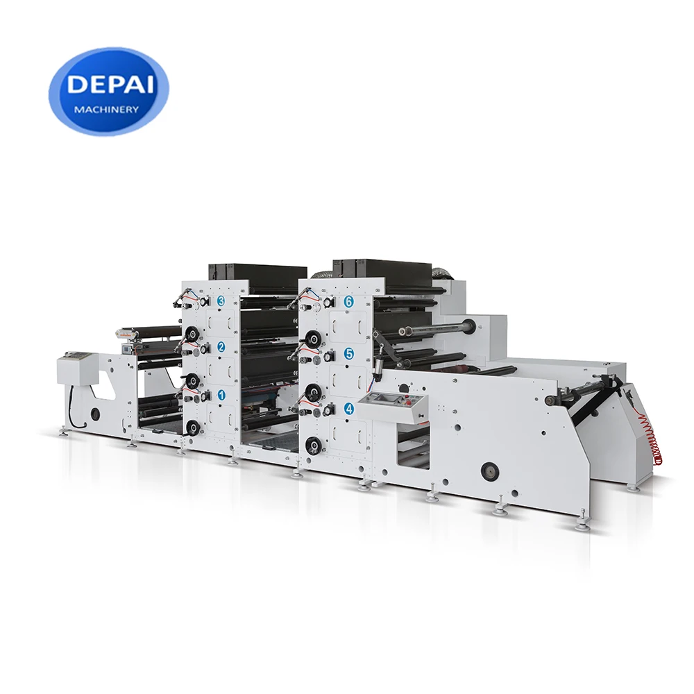 High Speed UV Ink Aluminum Foil Label Flexo Printing Machine with corona Treater