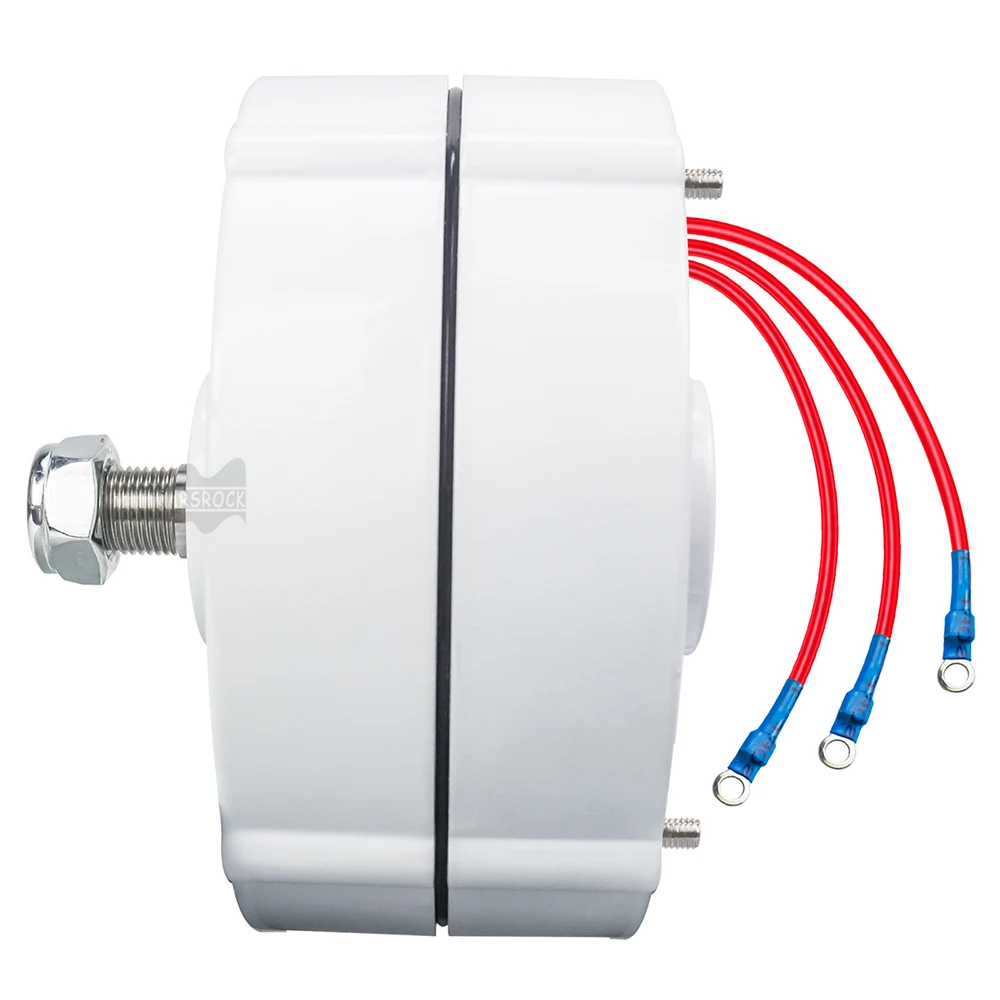 100W 12/24V Permanent Magnet Generator for Horizontal Wind Turbine Generator Windmill Exercise  Bike Turbine Electric Motor